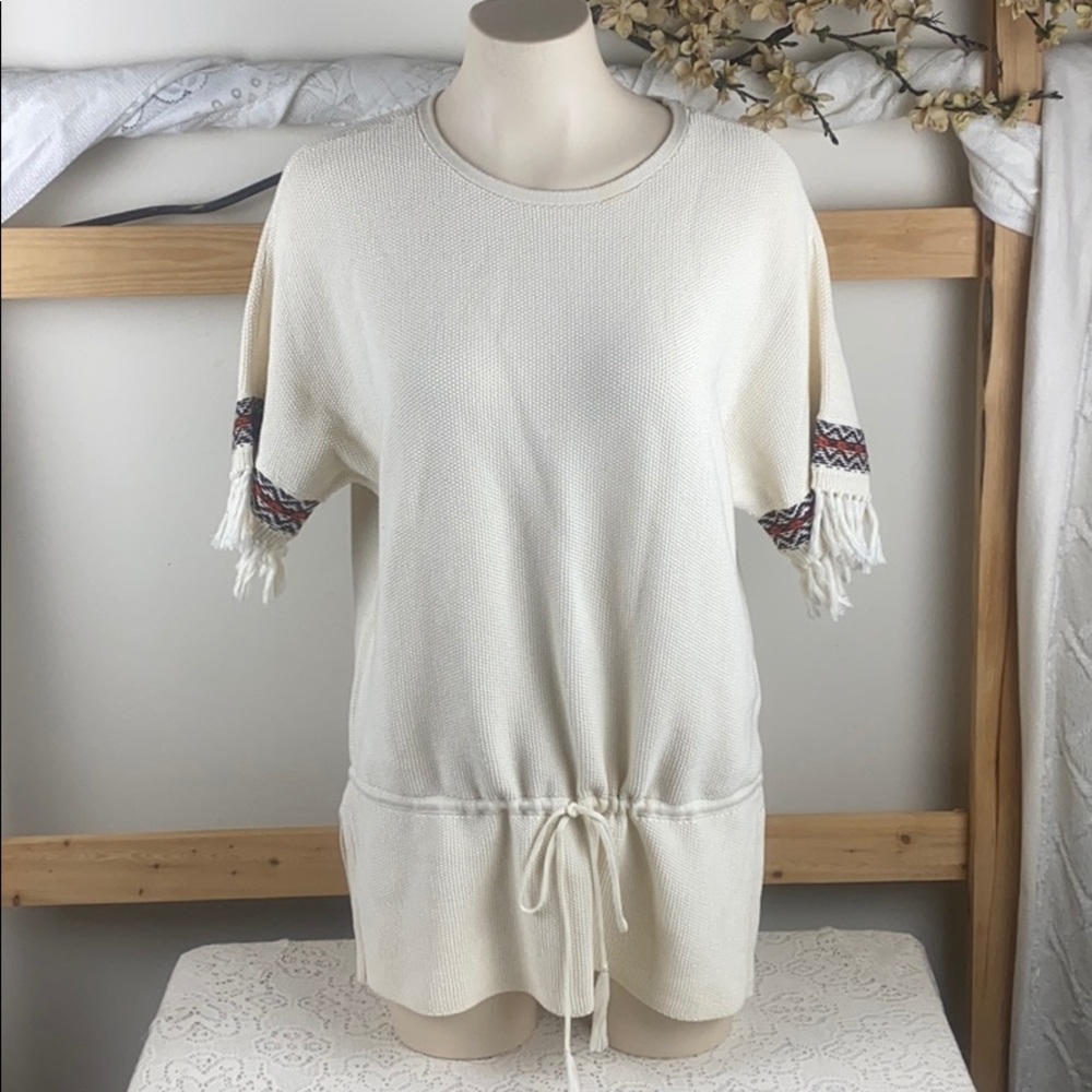 Tory Burch Drawstring Sweater Tunic